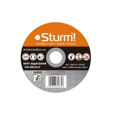 Круг отрезной по металлу Sturm 9020-07-125x20, 125x2.0x22