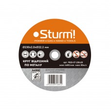 Круг отрезной по металлу Sturm 9020-07-230x20, 230x2.0x22