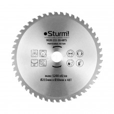 Диск пильный 255х30 мм 48 зубов по СТАЛИ для MS5525WM Sturm 9020-255-30-48TS
