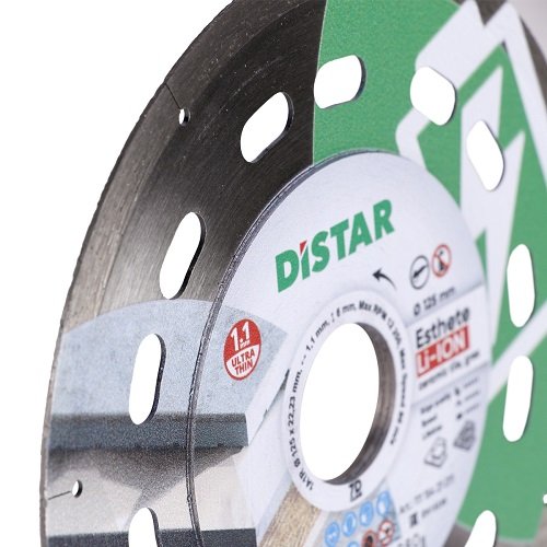 Круг алмазный отрезной Distar Esthete Li-Ion 125х1,1х22,23 мм фото 21