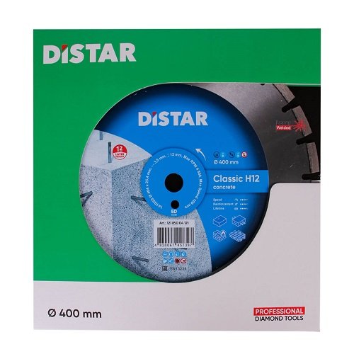 Круг алмазный Distar Classic H12 5D 1A1RSS 404 мм бетон фото 1