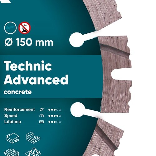 Круг алмазный Distar Technic Advanced 1A1RSS 150 мм бетон фото 5