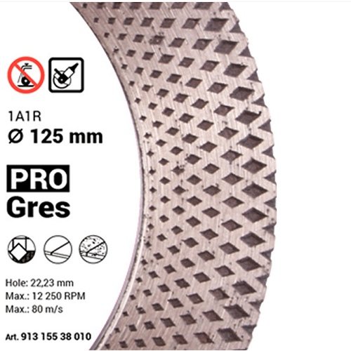 Круг алмазный отрезной BAUMESSER CORONA 125x22.2 PRO Gres фото 1