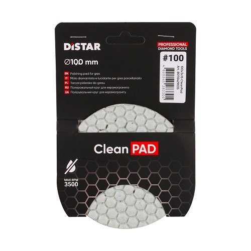 Круг полировальный алмазный Distar 100x3x15 CleanPad #100 фото 13