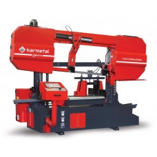 Полуавтоматическая двухколонная ленточная пила по металлу Karmetal KSA 600x800