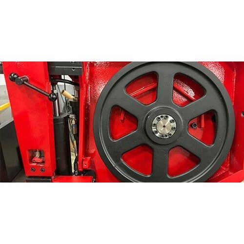 Напівавтоматична двоколонна стрічкова пила по металу Karmetal KDG 460x800 DM фото 9