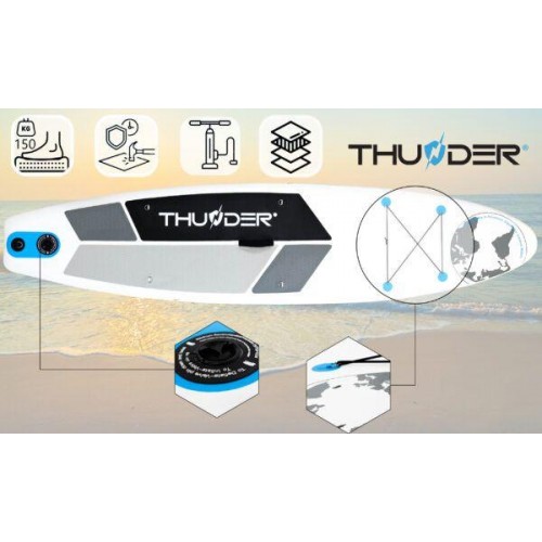 SUP-дошка THUNDER PLANET-BLUE 320 фото 4