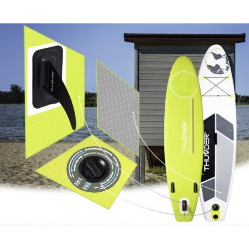 SUP-доска THUNDER PLANET-LIME 320 фото 1