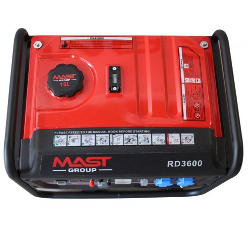 Бензиновый генератор MAST GROUP RD3600 + газовая плитка Orcamp CK-505 + 4 газовых картриджа 400 мл фото 4