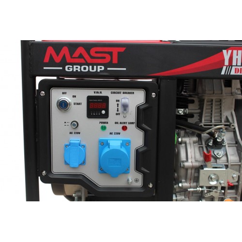 Дизельный генератор MAST GROUP YH11000AE + газовая плитка Orcamp CK-505 + электрический обогреватель Gardyer фото 2