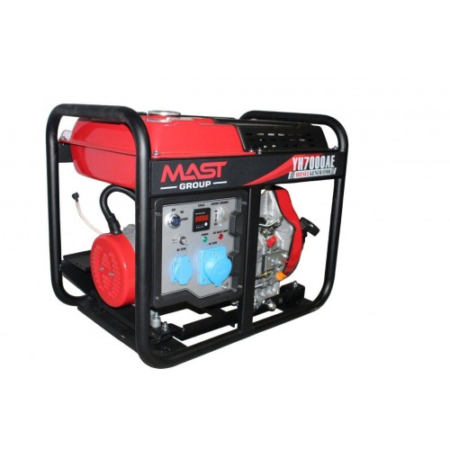 Дизельный генератор MAST GROUP YH7000AE + газовая плитка Orcamp CK-505 + электрический обогреватель Gardyer фото 3