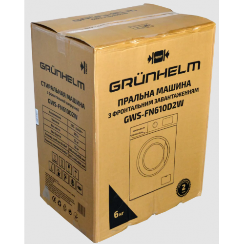 Стиральная машина GWS-FN610D2W Grunhelm фото 5