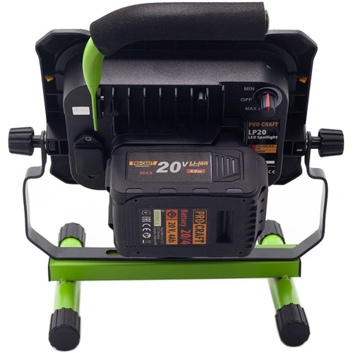 Акумуляторний ліхтар Procraft LP20 + АКБ Battery20/4 4 Аг Energy + ЗП Charger20/1 фото 9