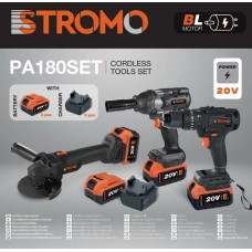 Набір акумуляторного інструменту STROMO PA180SET