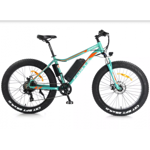 Велоскутер аккумуляторный Forte Rapid 18"/26", 500 Вт, зеленый  фото 