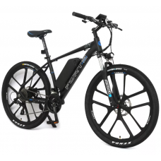 Велоскутер аккумуляторный Forte Matrix 18"/26", 350 Вт, черно-синий