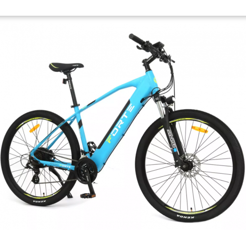 Велоскутер аккумуляторный Forte Mirage 19"/29", 500 Вт, бирюзовый  фото 