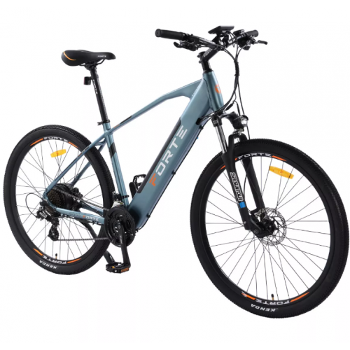 Велоскутер аккумуляторный Forte Mirage 19"/29", 500 Вт, серый  фото 