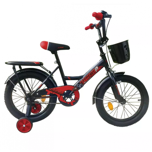 Детский велосипед X-Treme TREK 16" черно-красный  фото 