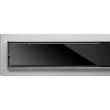  ТРАП НАПОЛЬНЫЙ ИЗ НЕРЖАВЕЮЩЕЙ СТАЛИ FALA WET-DRY BLACK GLASS; 80Х 7Х 2 СМ, СИФОН-52 ММ