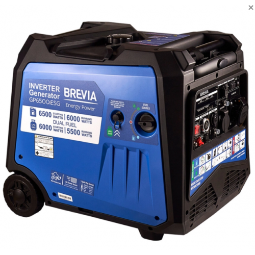 Гибридный инверторный генератор BREVIA GP6500iESG  фото 