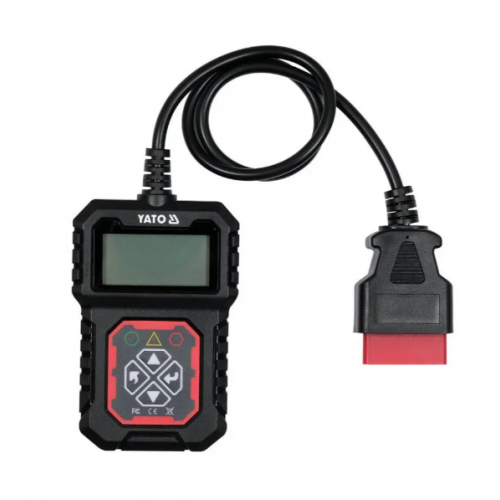 Тестер діагностичний OBD/EOBD автомобіля з LCD-дисплеєм Yato YT-72978  фото 