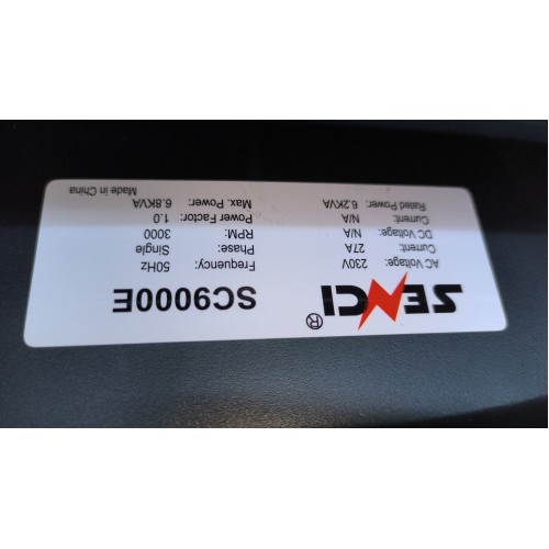 Генераторна установка SC9000E 6,2кВт, 230В, електростарт, Senci фото 1
