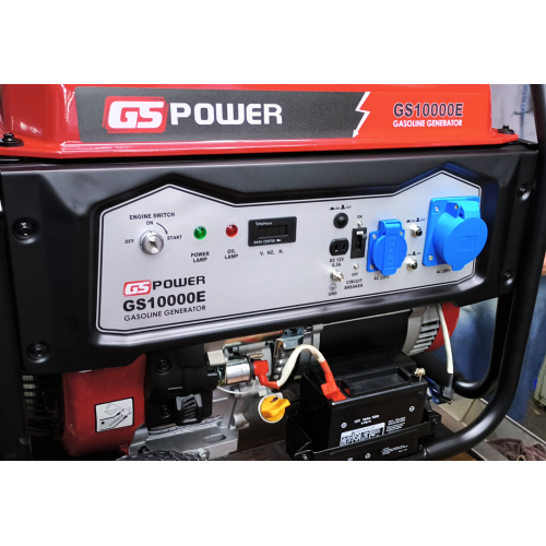 Генераторна установка GS10000E 7,8кВт, 230В Senci, бак 40л фото 4