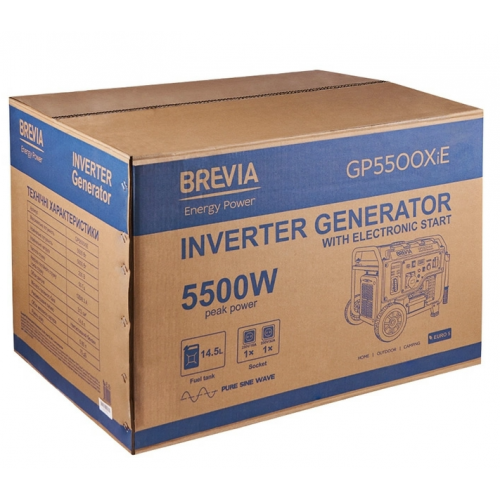 Інверторний генератор BREVIA GP5500XiE фото 5
