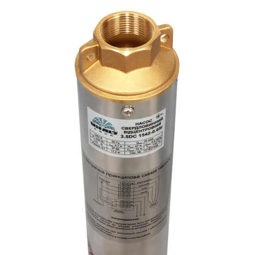Насос заглибний свердловинний відцентровий Vitals aqua 3.5DC 1542-0.65r фото 2